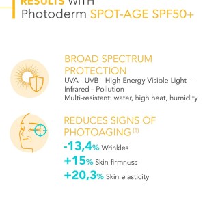 کرم ضد آفتاب و ضدلک بایودرما فتودرم اسپات ایج Photoderm Spot Age حجم 40 میل Bioderma Photoderm Spot Age 50 Sunscreen Cream