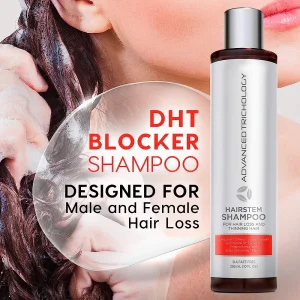 شامپو ضد ریزش مو برند ادونس تریکولوژی ۳۰۰ میل ساخت آمریکا HairStem DHT Blocking Treatment Shampoo