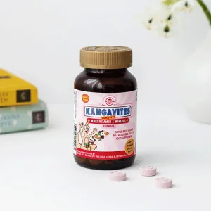 مولتی ویتامین و مینرال جویدنی  مخصوص کودکان 60 عددی  برند سولگار Kangavites® Multivitamin &amp; Mineral