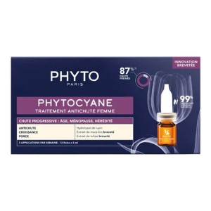 سرم ضد ریزش مو فیتوسیان بانوان برند فیتو 12 عددی phytocyane - women