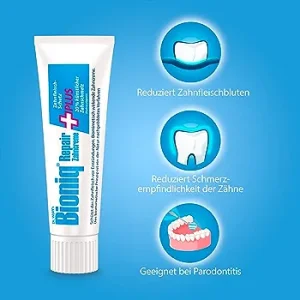 خمیر دندان ترمیم کننده بایونیک پلاس بدون فلوراید ۷۵ میل Bioniq® Repair-Zahncreme Plus