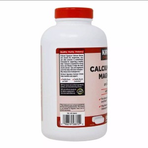 مکمل کلسیم منیزیم+ زینک و D3 برند کرکلند 500 عددی Kirkland Signature Calcium Citrate Magnesium and Zinc - 500 Tablets