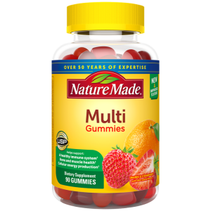 مولتی ویتامین پاستیلی برند نیچرمد 90 عددی ساخت آمریکا