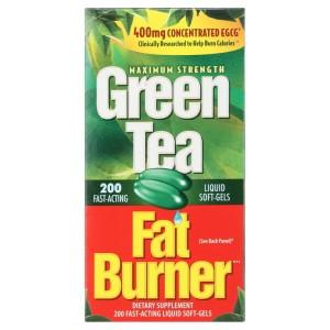 کپسول چربی سوز چای سبز فت برنر 200 عددی ساخت آمریکا green tea fat burner