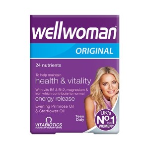 کپسول مولتی ویتامین زنانه ول وومن 30 عددی  کاملا وارداتی اصل انگلیس  Vitabiotics Wellwoman Original