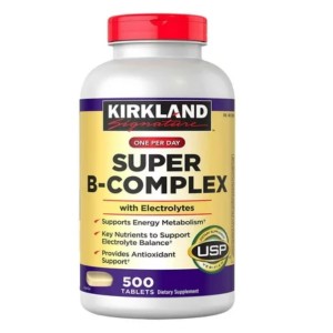 مکمل سوپر ب کمپلکس برند کرکلند 500 عددی kirkland super B-complex 500 tablets