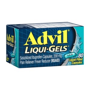 ادویل ژله ای ایبوپروفن 200 میلی گرم 80 عددی Advil Liqui-Gels 200 mg Ibuprofen,