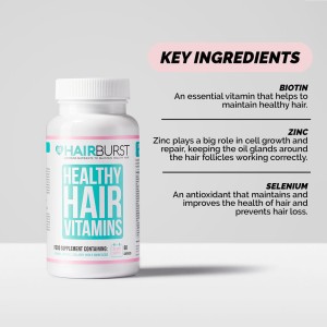 مکمل تقویت مو هیربرست 60 عددی ساخت انگلیس hairburst