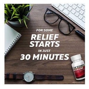 مکمل ضد سردرد میگرنی اکسدرین 100 عددی ساخت  Excedrin Migraine Pain Relief