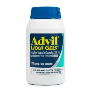 ادویل ژله ای ایبوپروفن 200 میلی گرم 120 عددی Advil Liqui-Gels 200 mg Ibuprofen,