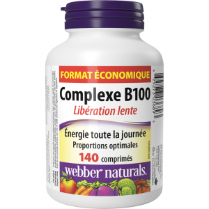 مکمل کمپلکس B100 برند وبرنچرال  140 عددی ساخت  کانادا  Complexe B100 webber naturals