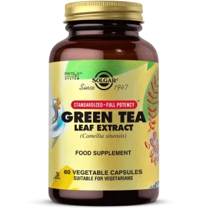 مکمل عصاره برگ چای سبز برند سولگار 60 عددی ساخت آمریکا