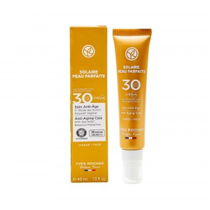 ضد آفتاب ضد چروک ایوروشه حاوی SPF 30 حجم 40 میل ساخت فرانسه Yves Rocher Solaire Anti Aging Care SPF 30
