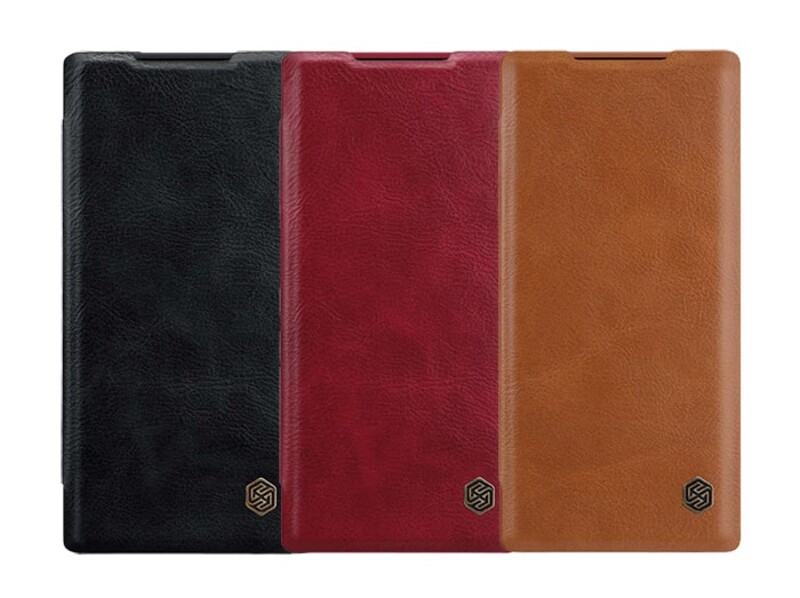 کیف چرمی نیلکین سامسونگ Nillkin Qin Leather Case Samsung Galaxy Note 10 Plus