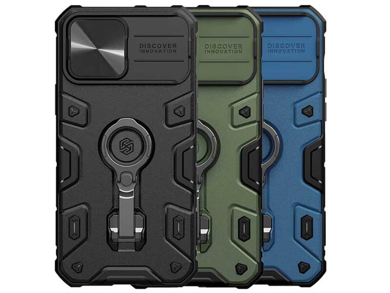 قاب محافظ مگنتی ایفون 13 پرو مکس نیلکین Nillkin iPhone 13 Pro Max CamShield Armor Pro Magnetic