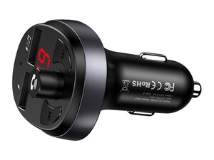 شارژر فندکی با قابلیت پخش موسیقی و تماس یوسامز Usams C11 Wireless Car FM Transmitter