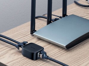 مبدل 1 به 2 پورت شبکه بیسوس Baseus High Speed 1 To 2 Network Splitter Adapter