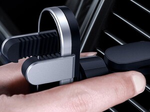 پایه نگهدارنده موبایل بیسوس Baseus Penguin Gravity Phone Holder قابلیت نصب آسان به خودرو