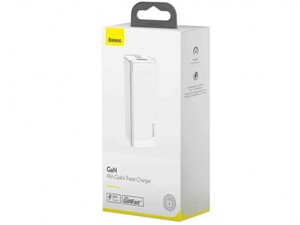 شارژر دیواری سه پورت سریع بیسوس Baseus BS-C915 GaN Mini Quick Charger