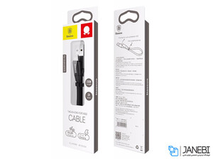 کابل شارژ و انتقال داده لایتنینگ بیسوس Baseus Two In One Portable Cable 23cm