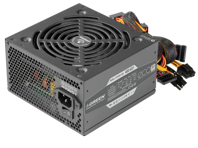 منبع تغذیه گرین مدل GP400A-ECO Rev3.1