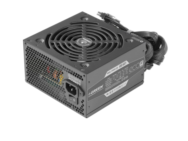 منبع تغذیه کامپیوتر گرین مدل GP450A-ECO Rev3.1