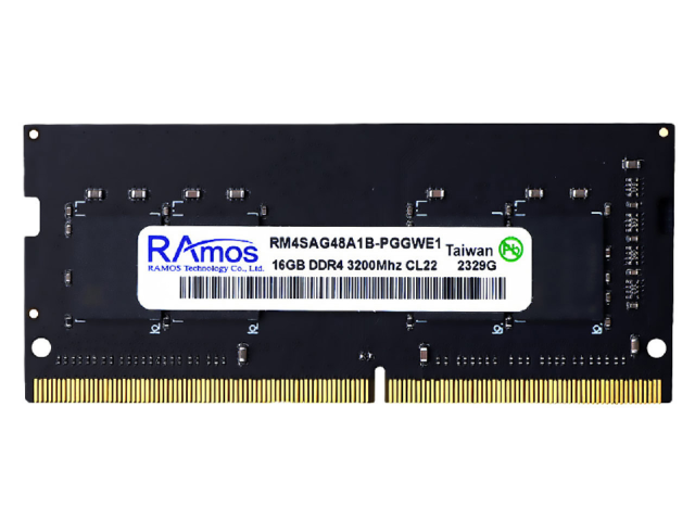 رم لپ تاپ DDR4 راموس 3200MHz مدل RAmos RM4SAG ظرفیت 16 گیگابایت
