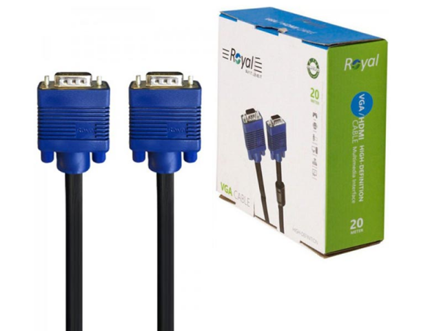 کابل VGA رویال( 20 متری)