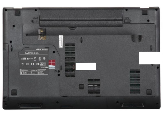 قاب کف لپ تاپ ام اس آیMSI CX61 2PC