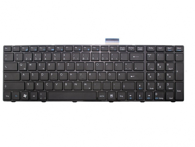 کیبورد لپ تاپ ام اس آی CX620 مشکی-با فریم