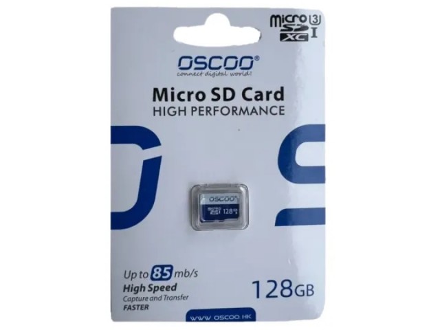 کارت حافظه اوسکو OSCOO U3 ظرفیت 128 گیگابایت سرعت 85m/s