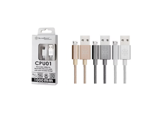 کابل 1.8 متری Micro-B سیلورستون CPU01