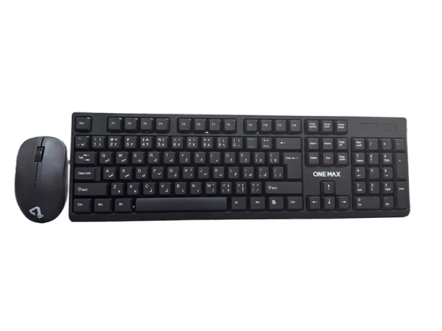 موس و کیبورد بی‌سیم وان مکس مدل om-4400w
