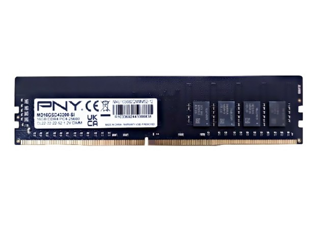 رم کامپیوتر پی ان وای DDR4-3200 CL22 ظرفیت 8 گیگابایت