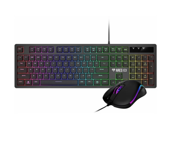 ماوس و کیبورد مخصوص بازی گیم دیاس مدل ARES E3 2-IN-1 COMBO