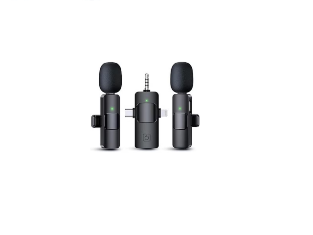 میکروفون وایرلس 3 در 1 مناسب اندروید، آیفون، لایتنینگ و تایپ سی