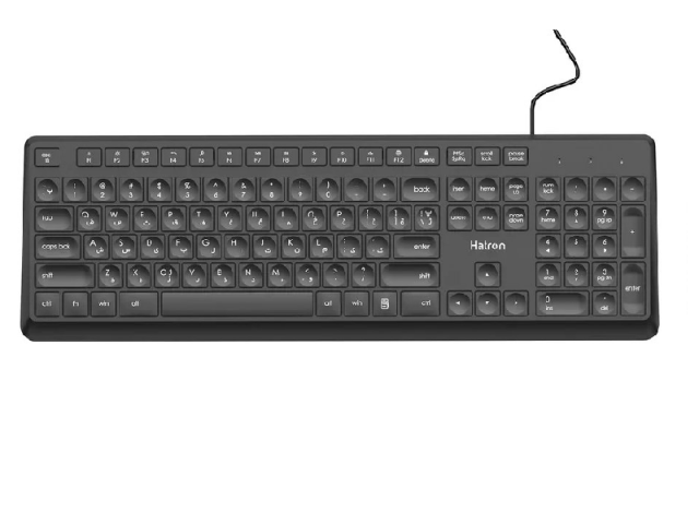 کیبورد هترون مدل HK190 ا HK190 USB Wired Keyboard