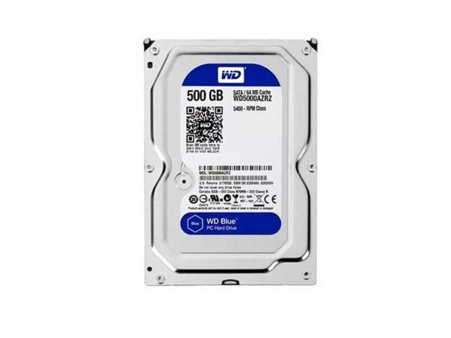 هارد دیسک اینترنال وسترن دیجیتال 3.5 اینچی سری آبی ظرفیت 500 گیگابایت  (استوک) Western Digital Blue Internal Hard Drive 500GB