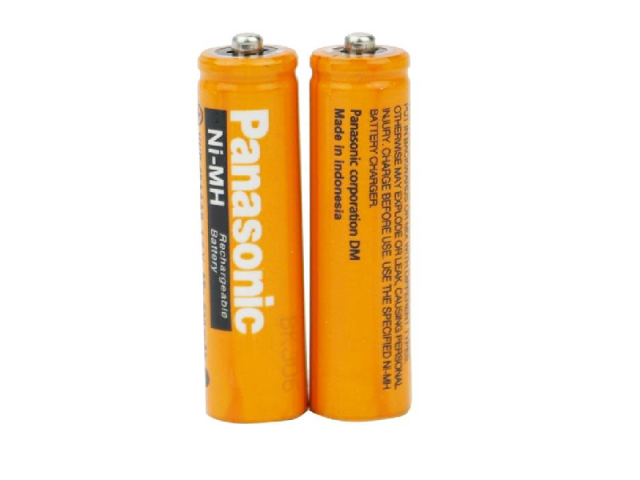 باتری دوتایی نیم قلمی شارژی Panasonic 1.2V AAA 630mAh High-Copy