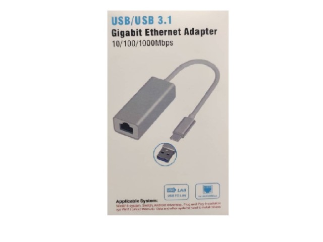 مبدل usb-c به اترنت گیگابیت
