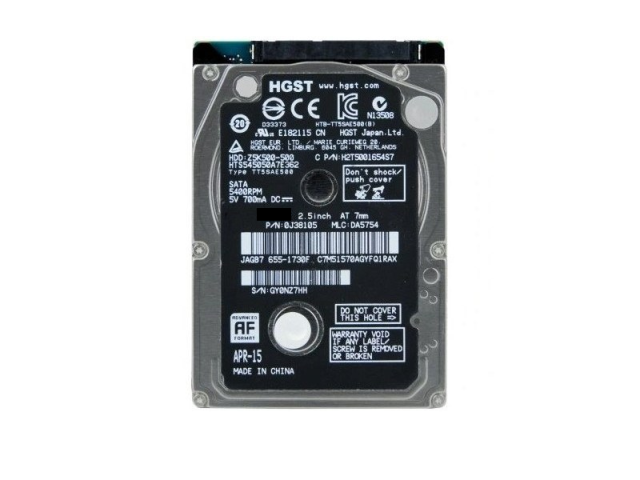 هارد دیسک 2.5 اینچی اینترنال HGST ظرفیت  (کارکرده ) 1TB