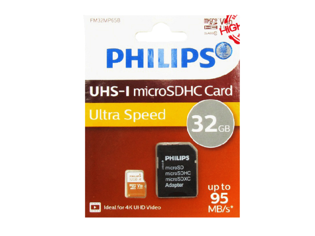 رم میکرو فیلیپس مدل PHILIPS 95MB A1 V30 32G