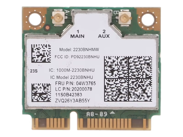 برد وای فای لپ تاپ WLAN Intel Half Mini PCI-E 2230BNHMW N2230 Combo