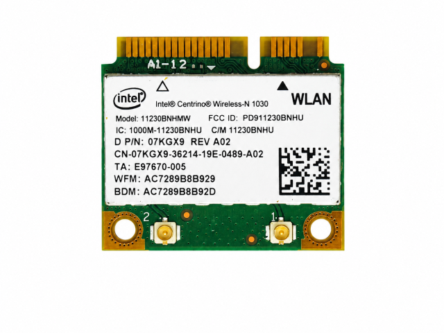 برد وای فای لپ تاپ WLAN Intel Half Mini PCI-E 1000M-11230BNHU Combo