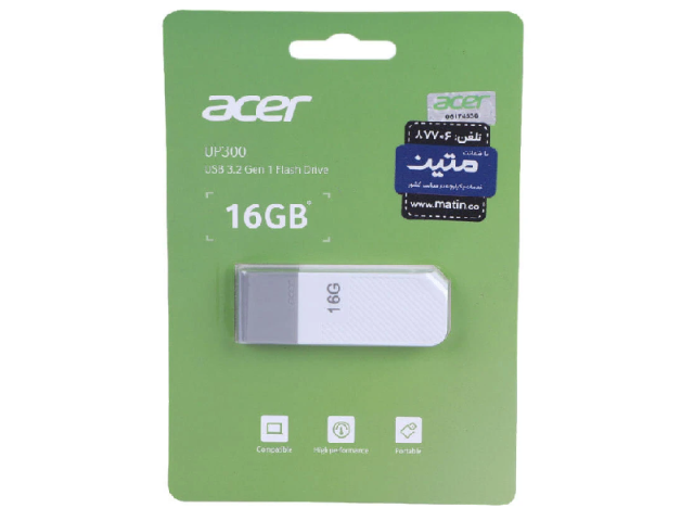 فلش 16 گیگ ایسر UP300 USB 3.2