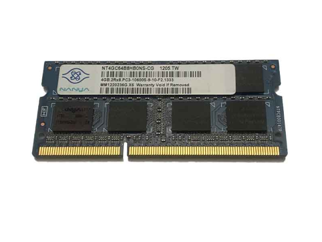 رم لپ تاپ 4 گیگ Nanya DDR3-PC3 – 10600s