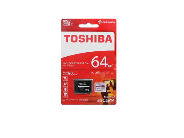 رم میکرو توشیبا مدل TOSHIBA 90MG U3 C10 64G گارانتی مادام العمر
