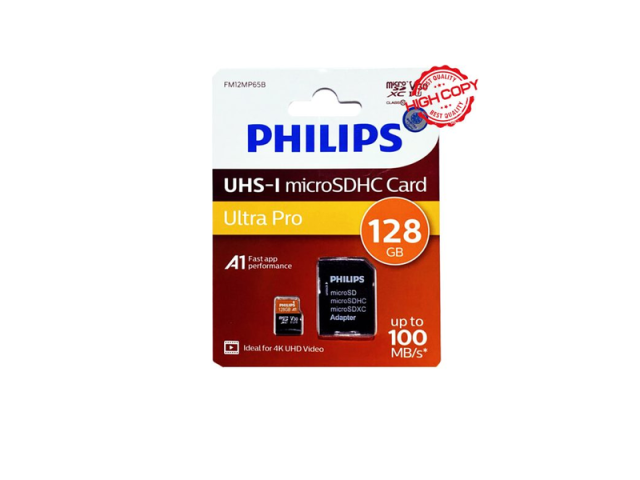 رم میکرو فیلیپس مدل PHILIPS 100MB V304K 128 گارانتی مادام العمر