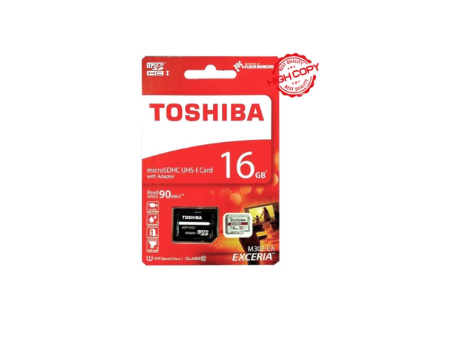 رم میکرو توشیبا مدل TOSHIBA 90MB U1 C10 16G گارانتی مادام العمر