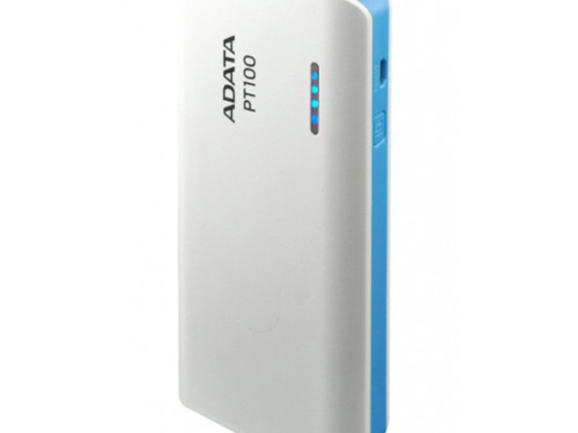 شارژر همراه ای دیتا مدل PT100 ظرفیت 10000 میلی آمپر ساعت ا Adata PT100 10000mAh Power Bank